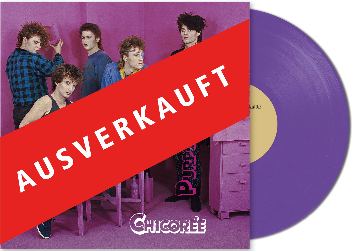 1.82 Chicorée PURPUR, Sommer-Edition, lila Vinyl