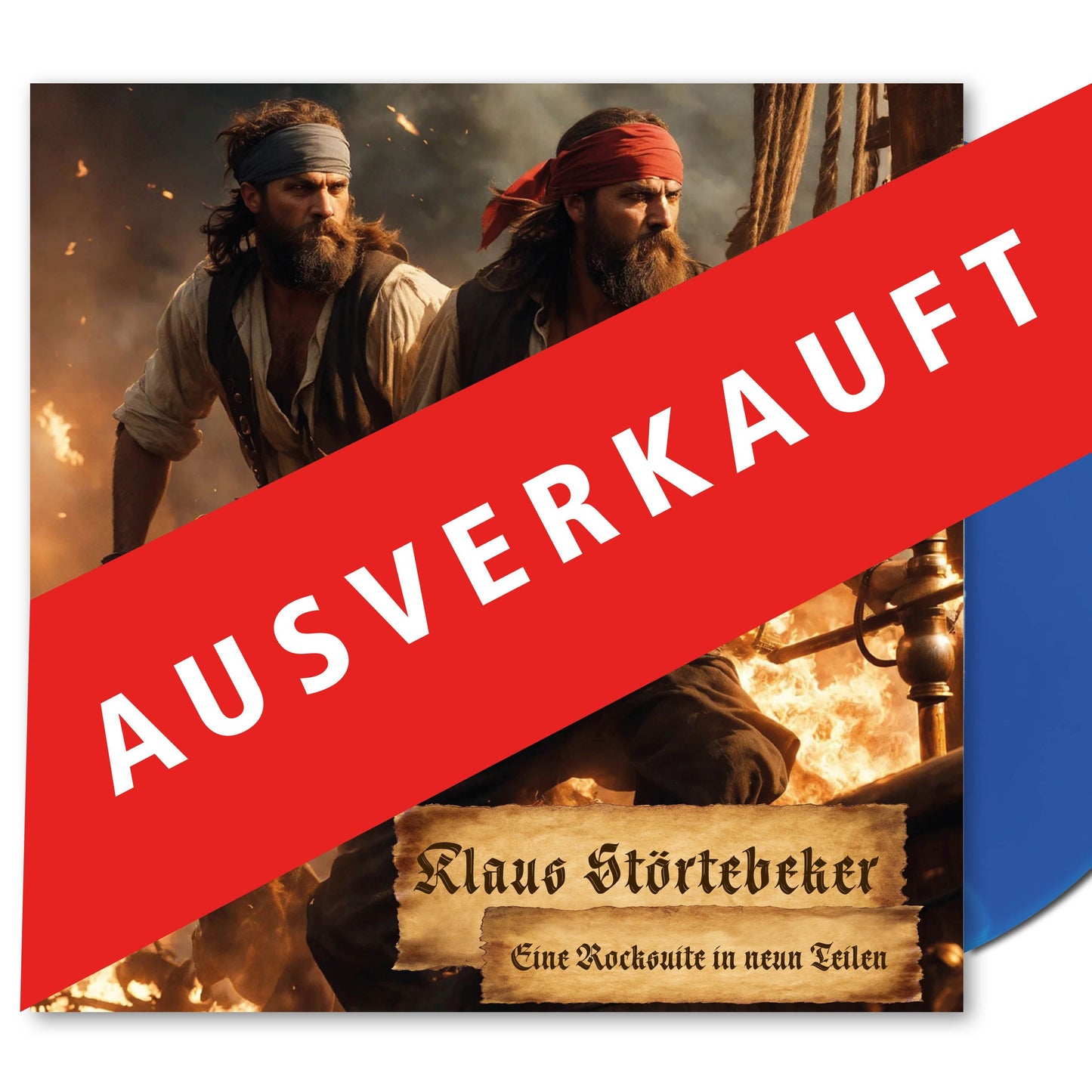 1.9 Transit KLAUS STÖRTEBEKER ROCKSUITE Fanclub Edition, blaues Vinyl, handsigniertes Zertifikat,24-seitiges Booklet, Klappcover, vollfarbig, Ltd. Ed. 100 Stk. AUSVERKAUFT