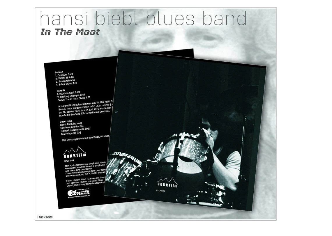 1.6 Hansi Biebl Blues Band IN THE MOOT, Vinyl, Ltd. Ed. 500 Stk. 8-seitiges Booklet, Studioaufnahmen von 1975, für Vinyl gemastert…