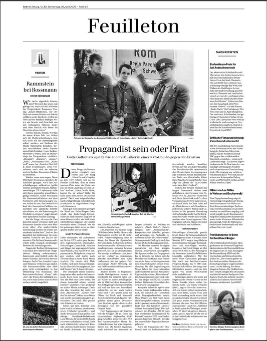 TBA-Combo ein Thema fürs Feuilleton der "Berliner Zeitung"