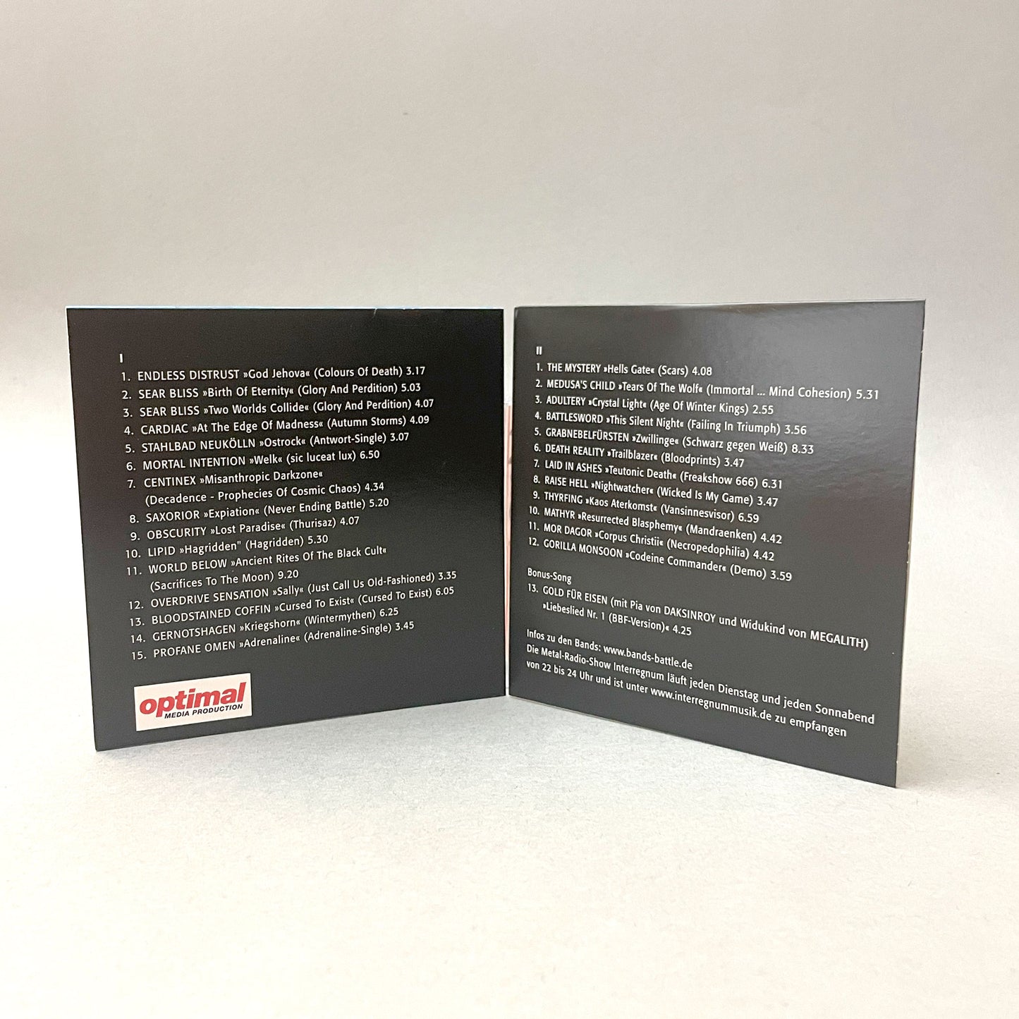 2.1 Sensationeller Lagerfund: BANDS BATTLE 2005, 2CD, 28 Songs von Bands aus dem deutschen Metal-Underground + ein paar internationale Kult-Acts (solange Vorrat reicht)