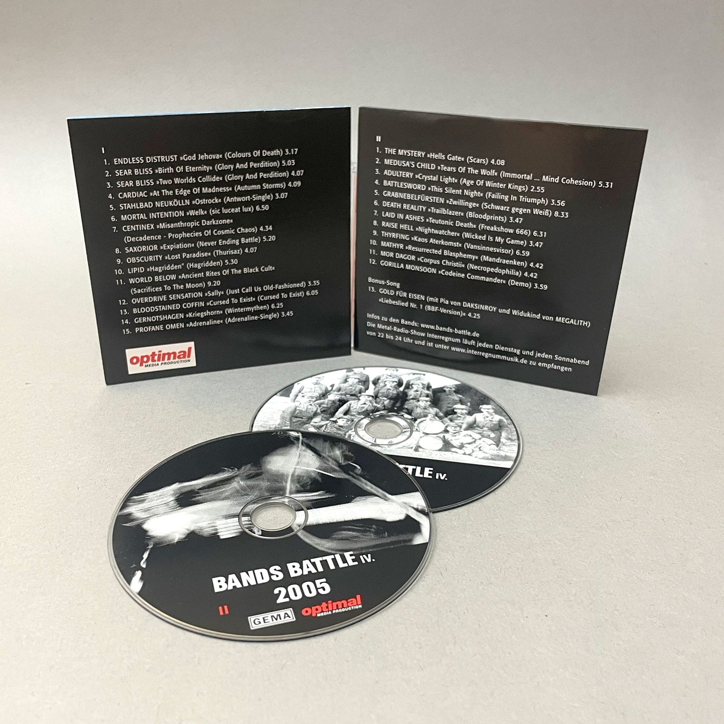 2.1 Sensationeller Lagerfund: BANDS BATTLE 2005, 2CD, 28 Songs von Bands aus dem deutschen Metal-Underground + ein paar internationale Kult-Acts (solange Vorrat reicht)