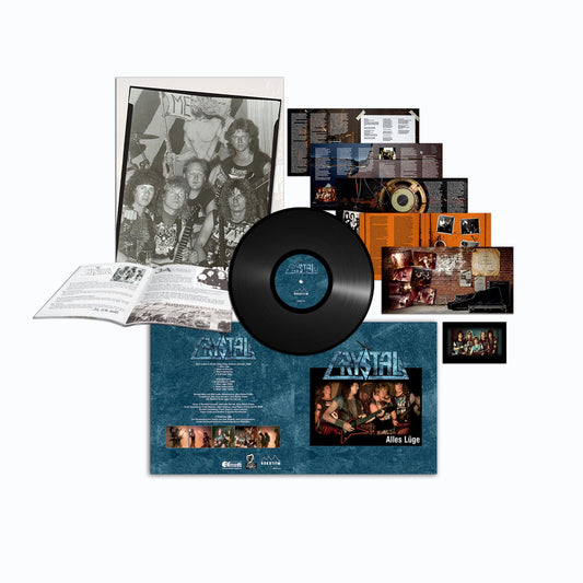 0.1 VORVERKAUF! Crystal ALLES LÜGE - limitierte Deluxe Ed., 300 Stk., schwarzes Vinyl, 12-seitiges Booklet, A2-Poster (1-100 handsigniert), Autogrammkarte im Retrostil, VÖ: ca. 20. März 2026