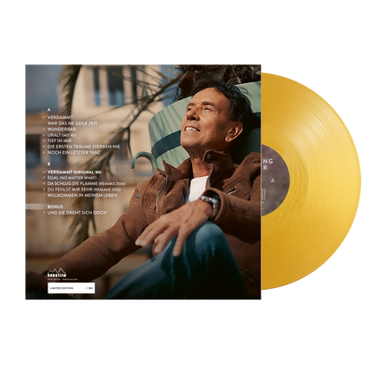 1.1 VORVERKAUF: Wolfgang Ziegler VERDAMMT! WAR DAS NE GEILE ZEIT, goldfarbenes Vinyl, handsigniert, Ltd. Ed. 100 Stck., bedrucktes Innersleeve