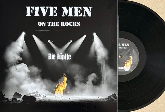 1.7 Five Men On The Rocks DIE FÜNFTE - limitierte Edition, schwarz, 500 Stück, Eigenproduktion der Band