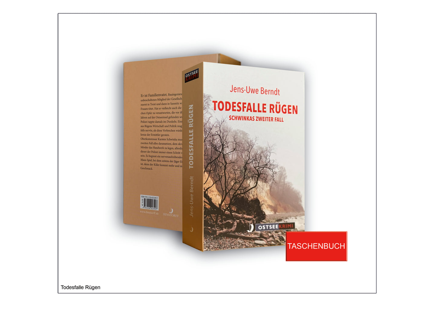 Krimi 2: "Todesfalle Rügen" von Jens-Uwe Berndt, 432 Seiten, auf Wunsch handsigniert