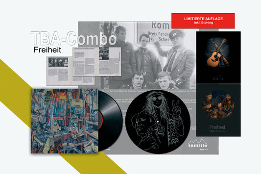 0.3 TBA-Combo FREIHEIT, Single-sided Album, B-Seite mit Laser-Etching, der "Armeerundschau" nachempfundenes Beiheft, Ltd. Ed.: 300 Stk.
