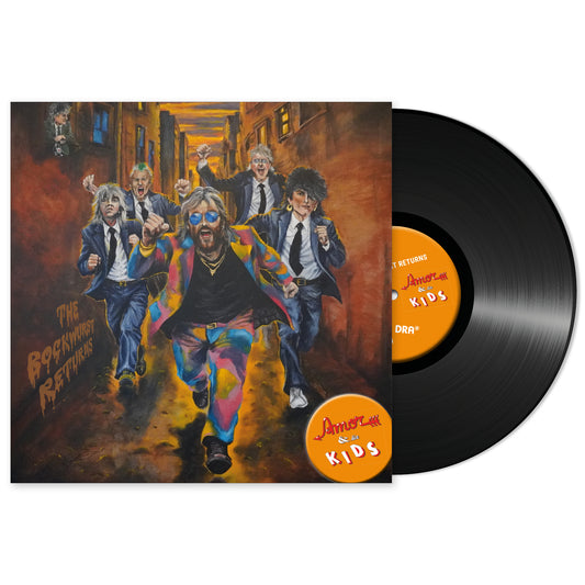 0. VORVERKAUF: Amor & die Kids THE BOCKWURST RETURNS, LP, Ltd. Fan-Edition, 100 Stück, + 20-seitig. Booklet, + 60+60-cm-Poster vom Coverkünstler Crow handsigniert und handnummeriert, VÖ: 20. Juni 2026