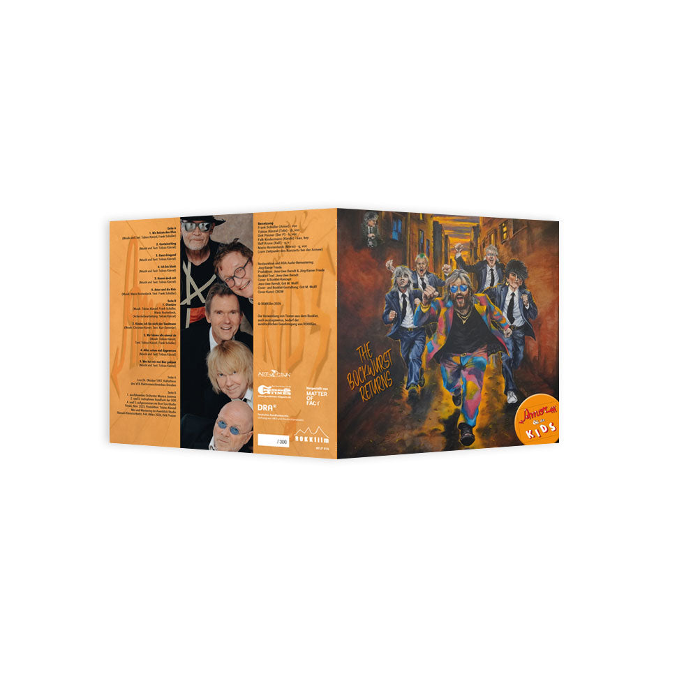0. Amor & die Kids THE BOCKWURST RETURNS, LP, Ltd. Edition, 200 Stück, + 20-seitig. Booklet, VÖ: 20. Juni 2026