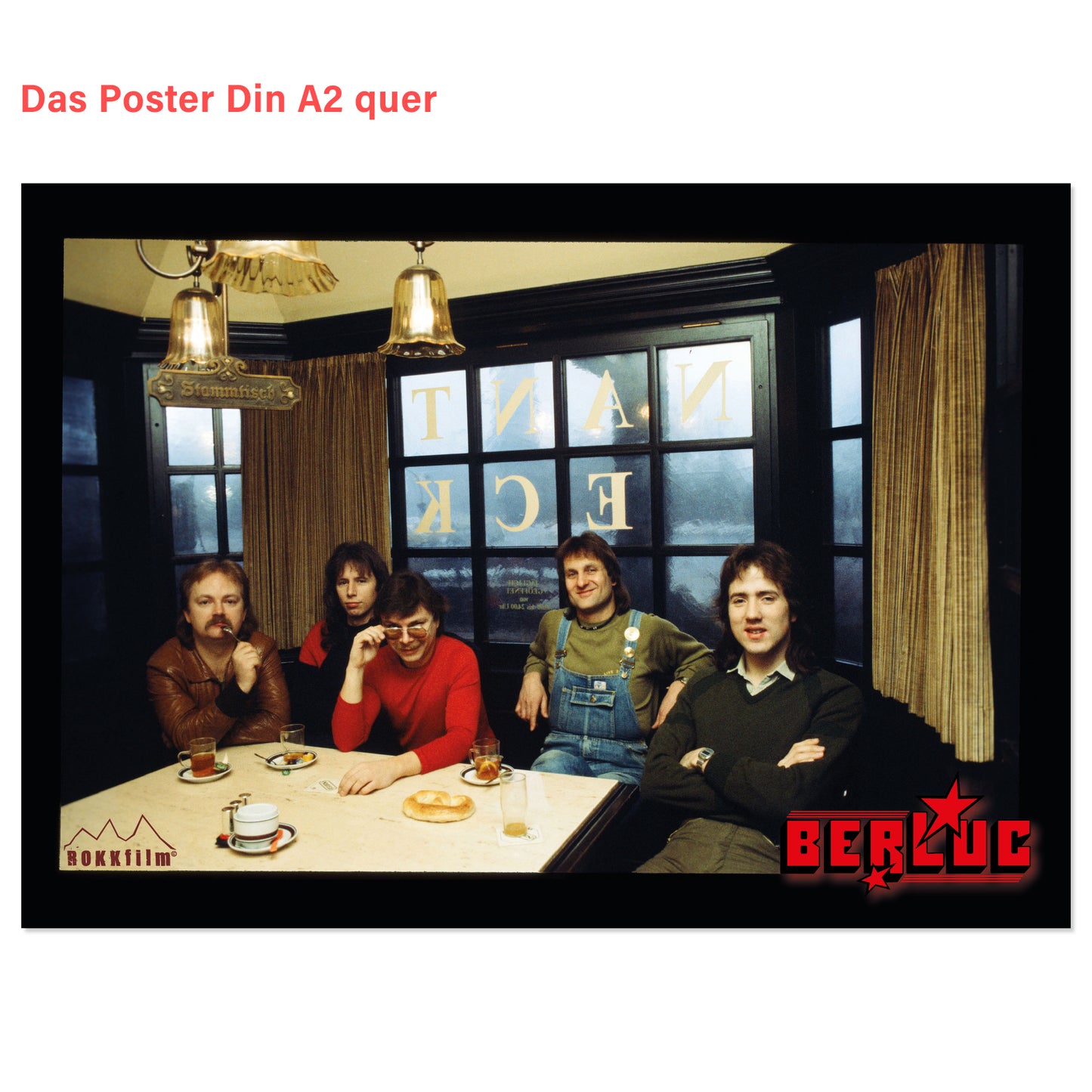 0. VORBESTELLUNG! Berluc FLIEGEN VOR DER ZEIT - LIVE 1984, 2LP, red vinyl, Ltd. Ed. 100 Stck., 20-seit. Booklet, Din-A-2-Poster, VÖ: Oktober 2026