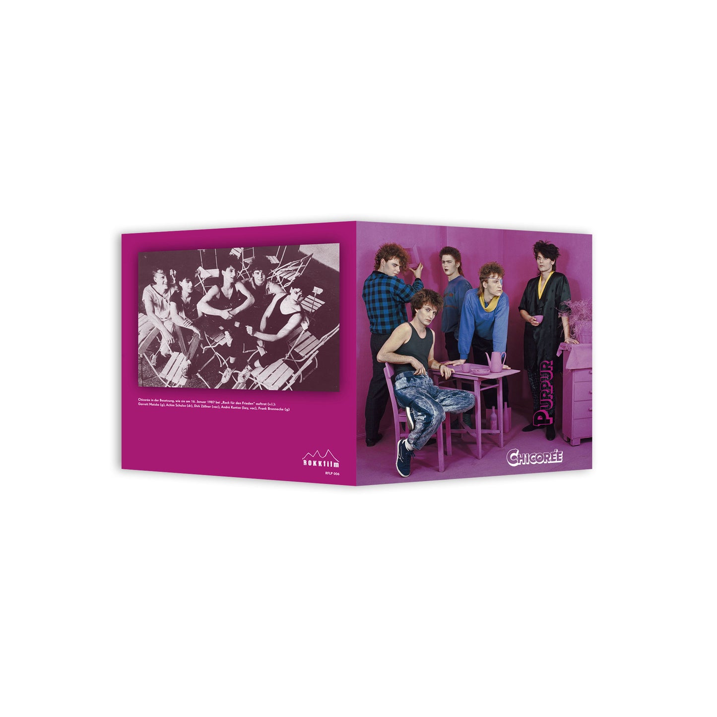 0.8 Chicorée PURPUR, Deluxe-Edition, ltd. 400 Stück 16-seit. Booklet, Dirk-Zöllner-Farbposter, handnummeriert