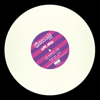 1.0 Chicorée HÖR MICH – EDITION „FRIEDEN“, 12'', EP, weißes Vinyl, Ltd. Ed. 200, handnummeriert