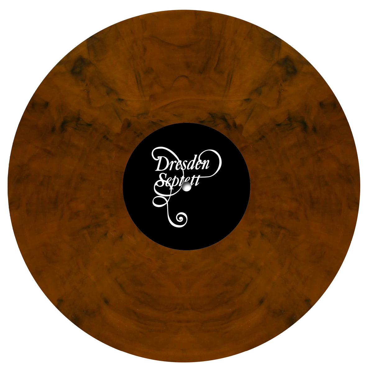0. VORVERKAUF: Dresden-Septett NOMINALER VEKTOR IM TRANSIT, orange-marbled vinyl, 20-seit. Booklet, DIN-A2-Poster, Ltd. Ed. 100 Stck.