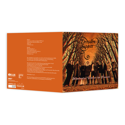 0. VORVERKAUF: Dresden-Septett NOMINALER VEKTOR IM TRANSIT, orange-marbled vinyl, 20-seit. Booklet, DIN-A2-Poster, Ltd. Ed. 100 Stck.