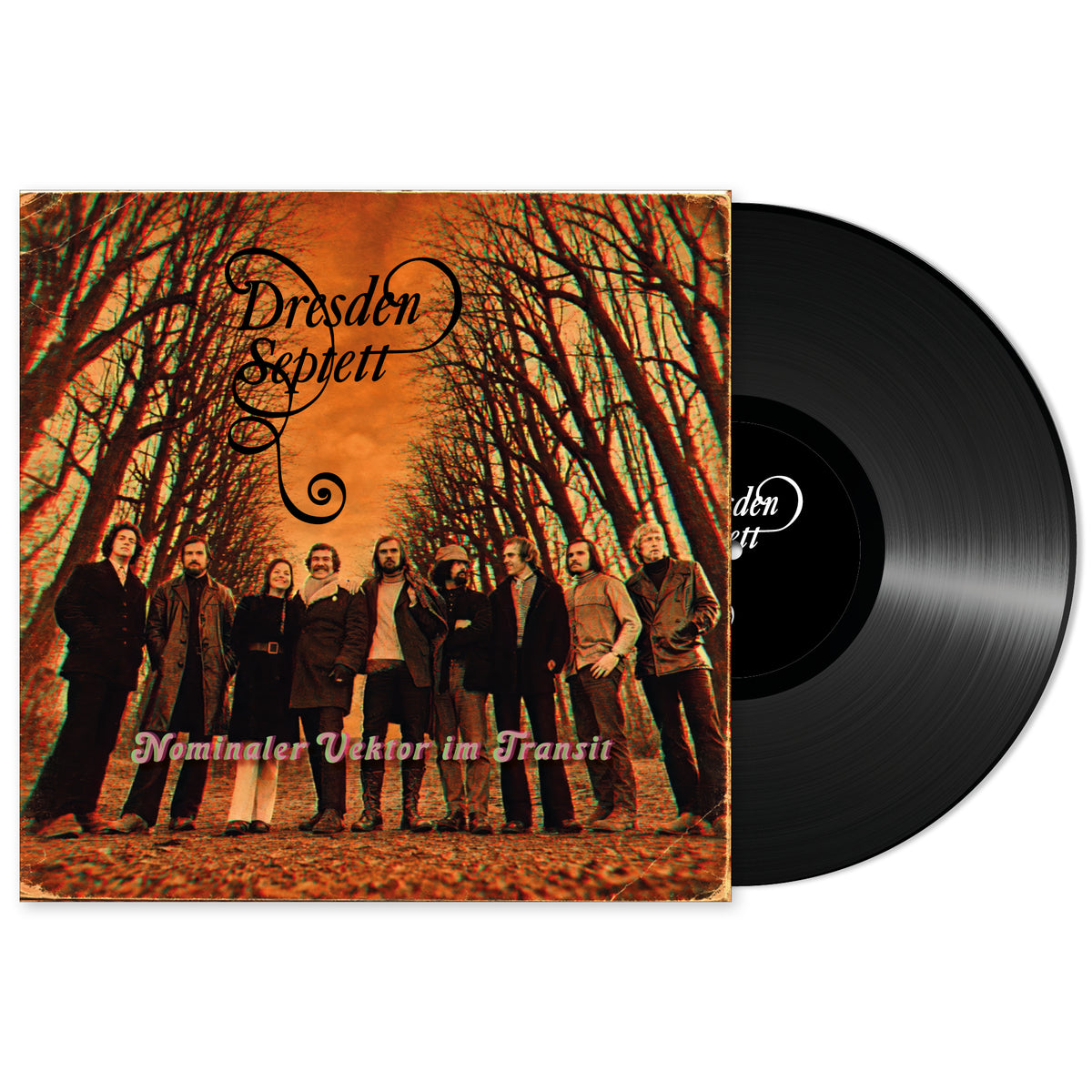 0.0 VORVERKAUF: Dresden-Septett NOMINALER VEKTOR IM TRANSIT, schwarzes vinyl, 180 gr, 20-seit. Booklet, DIN-A2-Poster, Ltd. Ed. 400 Stck. VÖ: 14. Dezember