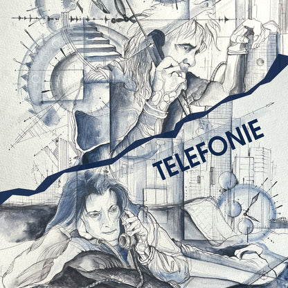 0.7 TELEFONIE - Michael Barakowski/Petra Schwerdt/Jürgen Matkowitz - LP - Ltd. 300 - 36 Jahre verschollen, 16-seit. Booklet