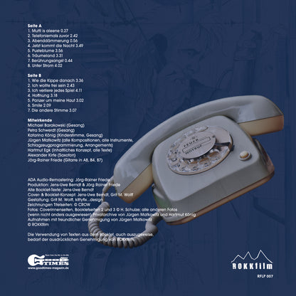 0.7 TELEFONIE - Michael Barakowski/Petra Schwerdt/Jürgen Matkowitz - LP - Ltd. 300 - 36 Jahre verschollen, 16-seit. Booklet