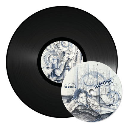 0.7 TELEFONIE - Michael Barakowski/Petra Schwerdt/Jürgen Matkowitz - LP - Ltd. 300 - 36 Jahre verschollen, 16-seit. Booklet