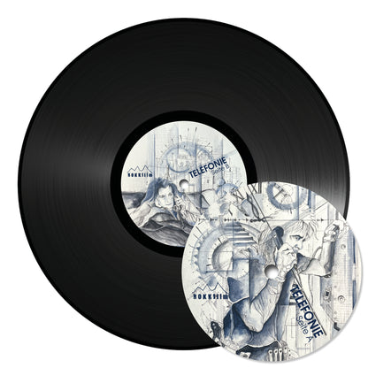 0.7 TELEFONIE - Michael Barakowski/Petra Schwerdt/Jürgen Matkowitz - LP - Ltd. 300 - 36 Jahre verschollen, 16-seit. Booklet