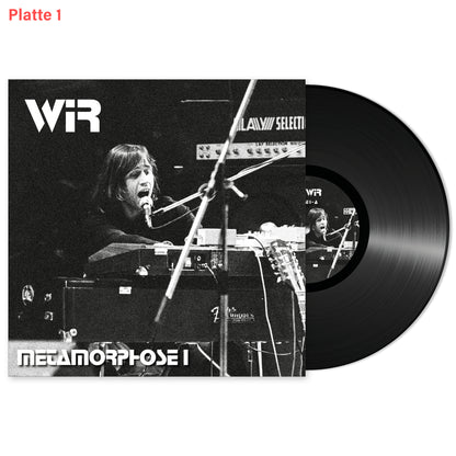 0.9 Wir METAMORPHOSEN, 3-LP-Box, 16-seitiges Booklet, Konzerte von 1978, 1983, 1986, Poster, Aufnahmen restauriert und gemastert, Ltd. Ed. 500