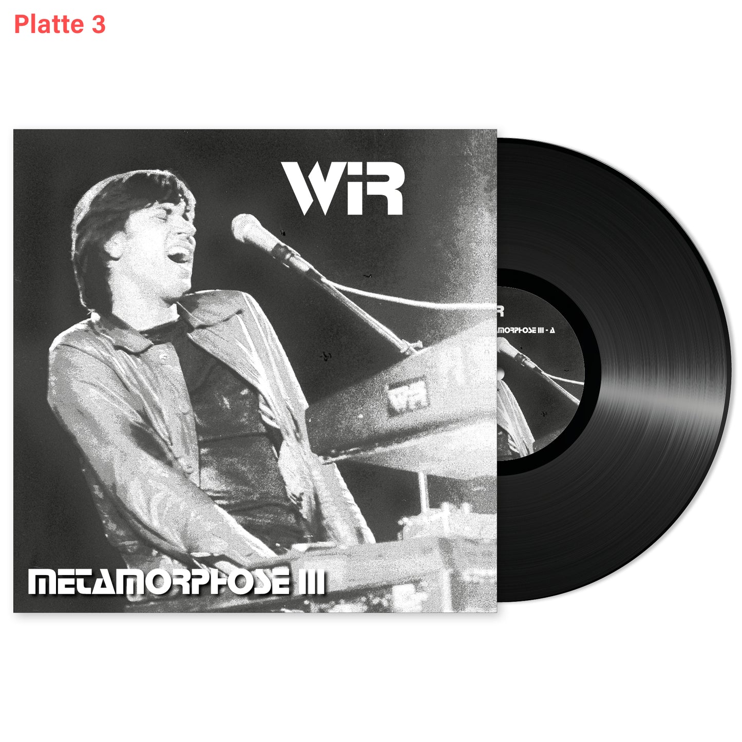 0.9 Wir METAMORPHOSEN, 3-LP-Box, 16-seitiges Booklet, Konzerte von 1978, 1983, 1986, Poster, Aufnahmen restauriert und gemastert, Ltd. Ed. 500