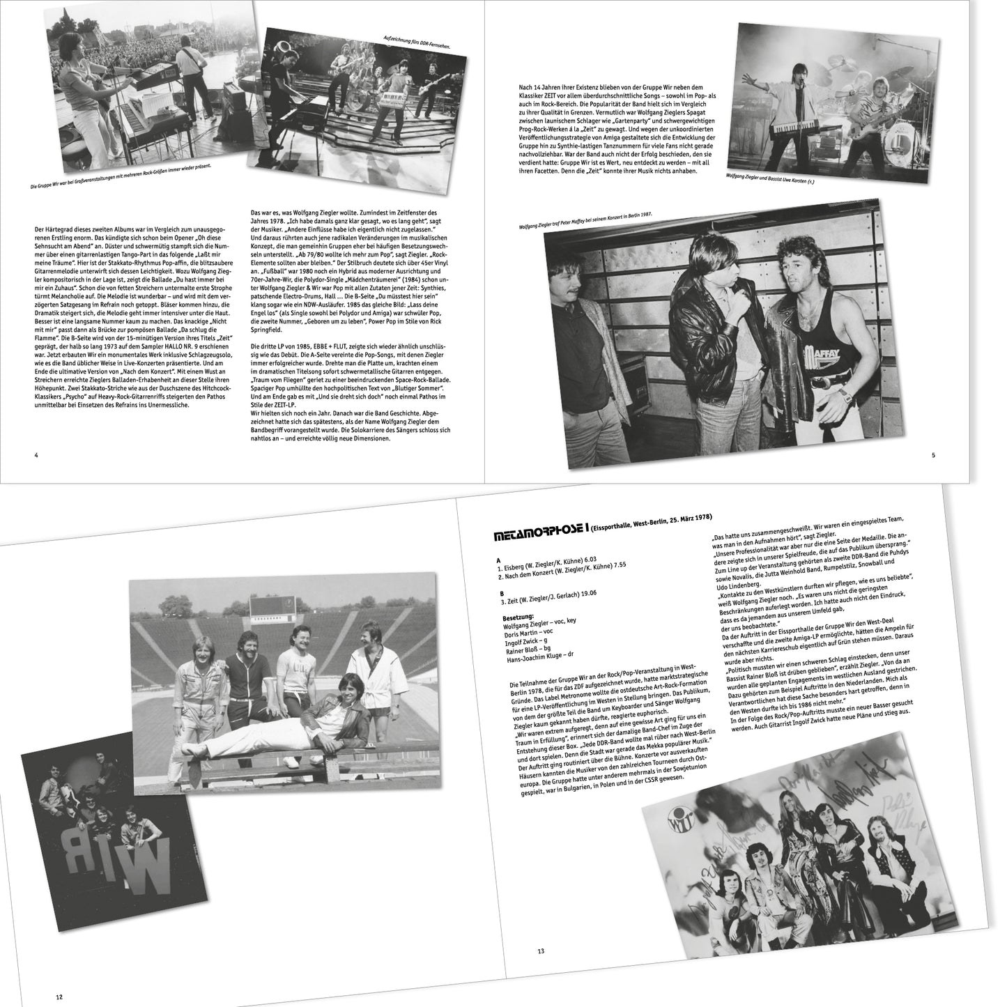0.9 Wir METAMORPHOSEN, 3-LP-Box, 16-seitiges Booklet, Konzerte von 1978, 1983, 1986, Poster, Aufnahmen restauriert und gemastert, Ltd. Ed. 500