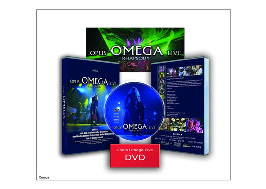 Omega OPUS LIVE, Konzert-Doku + Live-Konzert, DVD, Rhapsody-Tour Deutschland + Sinfonie-Orchester, neu