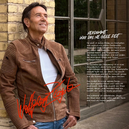 1.1 VORVERKAUF: Wolfgang Ziegler VERDAMMT! WAR DAS NE GEILE ZEIT, goldfarbenes Vinyl, handsigniert, Ltd. Ed. 100 Stck., bedrucktes Innersleeve